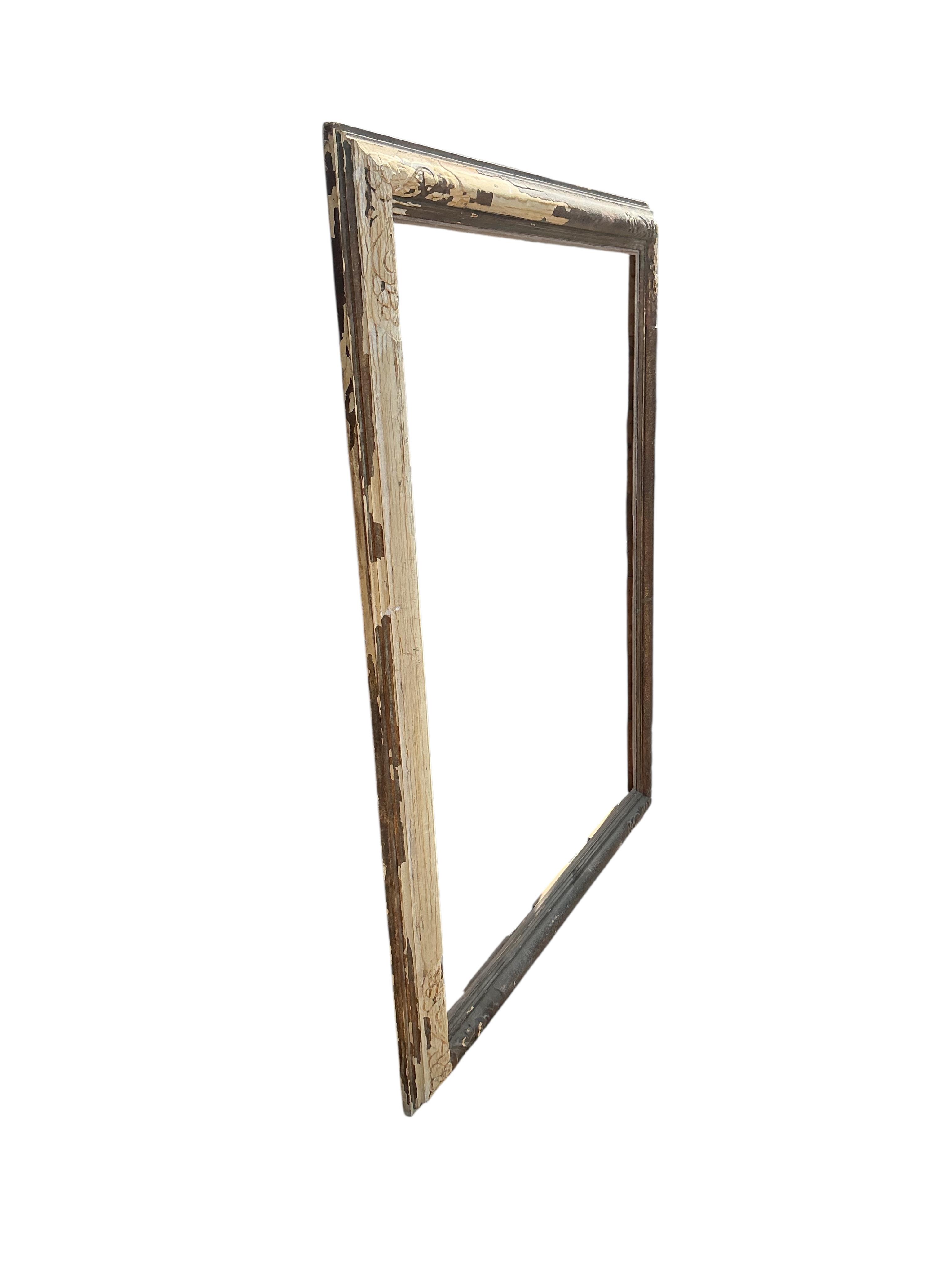 Five Victorian and later rectangular giltwood and composition picture frames, largest width 85cm, height 146cm